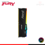 MEMORIA 32GB DDR5 KINGSTON FURY BEAST RGB BLACK BUS 5200MHz (PN:KF552C40BBA-32)