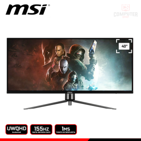 MONITOR MSI MAG401QR 40" UWQHD 3440x1440/155HZ/1MS (PN:9S6-3EA54H-001)