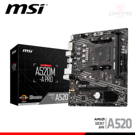 PLACA MSI A520M-A PRO M.ATX DDR4 AMD AM4