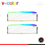 MEMORIA 32GB (16GBx2) DDR5 V-COLOR MANTA XFINITY RGB WHITE INTEL XMP/AMD EXPO BUS 6000MHZ (PN:TMXFL1660830WWK)