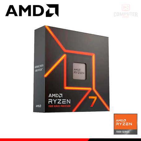 PROCESADOR AMD RYZEN 7 7700X 4.50GHZ HASTA 5.40GHZ 32MB 8 CORE AM5 (PN:100-100000591WOF)