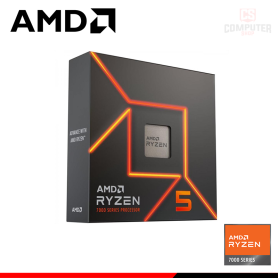 PROCESADOR AMD RYZEN 5 7600X 4.70GHZ HASTA 5.30 GHZ 32MB 6 CORE AM5 (PN:100-100000593WOF)