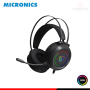 KIT MICRONICS MIRAGE GTX 2003 BLACK RGB TECLADO + AUDIFONO + MOUSE