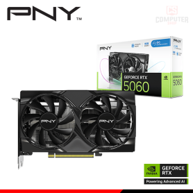 TARJETA DE VIDEO PNY GEFORCE RTX 5060 8GB GDDR7 128BITS OC (PN:VCG50608DFXPB1-O)