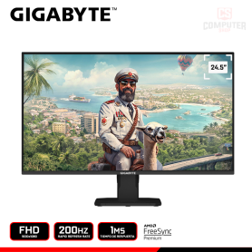 MONITOR GIGABYTE GS25F2 24.5" FHD 1920x1080/200HZ/1MS/FREESYNC PREMIUM (PN:20VM0-GS25F2BM-1USS)