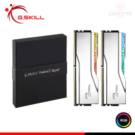 MEMORIA 96GB (48GBx2) DDR5 G.SKILL TRIDENT Z5 ROYAL SILVER RGB INTEL XMP BUS 6400MHZ