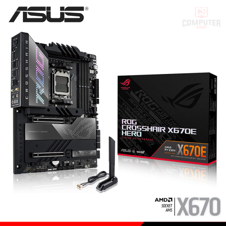 PLACA  ASUS ROG CROSSHAIR X670E HERO WIFI ATX DDR5 AMD AM5 (PN:90MB1BC0-M0EAY0)