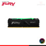 MEMORIA 8GB DDR4 KINGSTON FURY BEAST RGB BLACK BUS 3200MHZ (PN:KF432C16BBA/8)